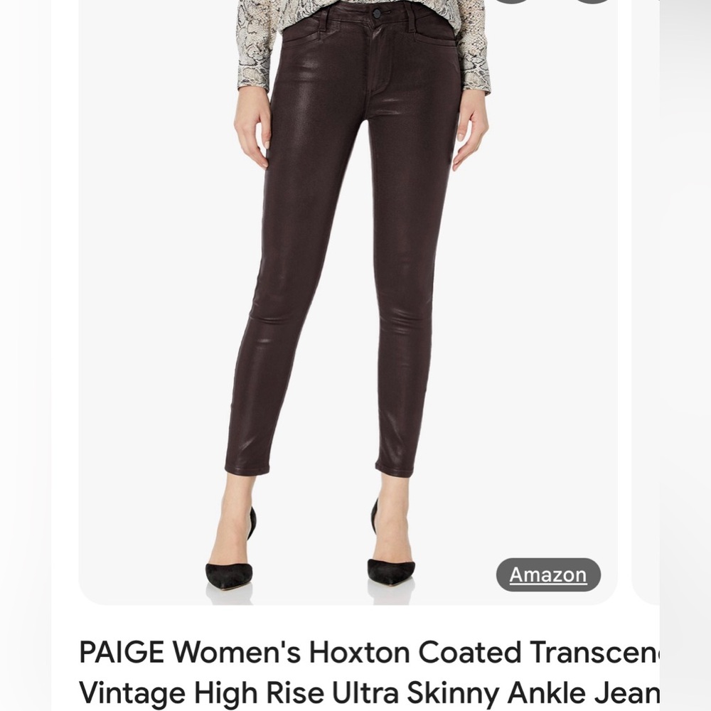 Paige Hoxton Coated stretchy flattering jean